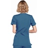 image:imageCherokee WW Originals Scrubs for Women Mock Wrap Nursing Scrub TopCaribbean Blue