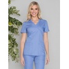 image:imageCherokee WW Originals Scrubs for Women Mock Wrap Nursing Scrub TopCiel