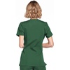 image:imageCherokee WW Originals Scrubs for Women Mock Wrap Nursing Scrub TopHunter Green