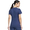 image:imageCherokee WW Originals Scrubs for Women Mock Wrap Nursing Scrub TopNavy