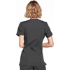 image:imageCherokee WW Originals Scrubs for Women Mock Wrap Nursing Scrub TopPewter