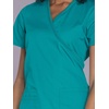 image:imageCherokee WW Originals Scrubs for Women Mock Wrap Nursing Scrub TopTeal Blue