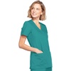 image:imageCherokee WW Originals Scrubs for Women Mock Wrap Nursing Scrub TopTeal Blue