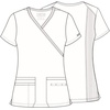 image:imageCherokee WW Originals Scrubs for Women Mock Wrap Nursing Scrub TopWhite