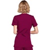 image:imageCherokee WW Originals Scrubs for Women Mock Wrap Nursing Scrub TopWine