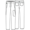 image:imageWorkwear Revolution Men Scrubs Pant Natural Rise Jogger WW012Caribbean Blue