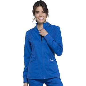 image:imageCherokee Revolution Scrub Jacket for Women Zip Front StretchRoyal