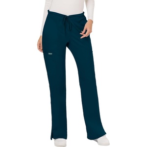 image:imageCherokee Scrubs for Women Mid Rise Moderate Flare Drawstring Pant with 5 Pockets Ultra Soft amp Breathable Fabric  WW120Caribbean Blue