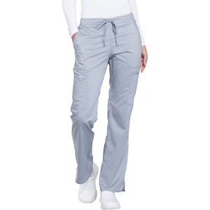 image:imageCherokee Scrubs for Women Mid Rise Moderate Flare Drawstring Pant with 5 Pockets Ultra Soft amp Breathable Fabric  WW120Grey