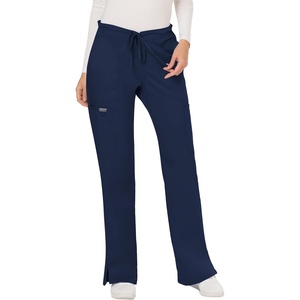 image:imageCherokee Scrubs for Women Mid Rise Moderate Flare Drawstring Pant with 5 Pockets Ultra Soft amp Breathable Fabric  WW120Navy