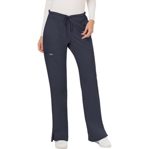 image:imageCherokee Scrubs for Women Mid Rise Moderate Flare Drawstring Pant with 5 Pockets Ultra Soft amp Breathable Fabric  WW120Pewter
