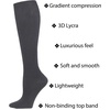 image:imageCherokee Legwear Compression Socks for Women amp Men 812 mmHg 4 Pair PackPewter