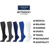 image:imageCherokee Legwear Compression Socks for Women amp Men 812 mmHg 4 Pair PackWhite