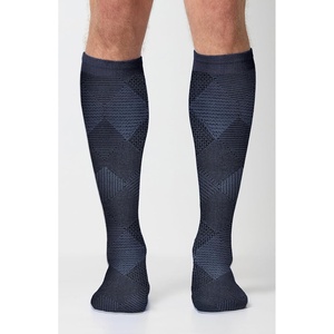 image:imageCherokee Knee High Compression Socks 1520 mmHg Support Cushioned Sole 1 Pair Pack Unisex Fit  MLXSUPPORTPewter Diamond