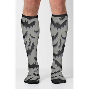 image:imageCherokee Legwear Compression Socks Men 1015 mmHg Knee HighBat Crazy