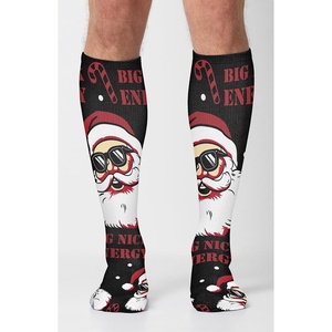 image:imageCherokee Legwear Compression Socks Men 1015 mmHg Knee HighSanta Nick