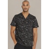 image:imageCherokee Genuine Prints Scrub Tops for Men VNeck Print Chest PocketNeed My Space