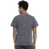 image:imageCherokee Genuine Prints Scrub Tops for Men VNeck Print Chest PocketRawrsome