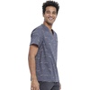image:imageCherokee Genuine Prints Scrub Tops for Men VNeck Print Chest PocketRawrsome