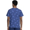 image:imageCherokee Genuine Prints Scrub Tops for Men VNeck Print Chest PocketStay in School