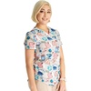 image:imageCherokee Genuine Scrubs for Women VNeck Printed Scrub Top 3 PocketsCare for the Cause