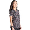 image:imageCherokee Genuine Scrubs for Women VNeck Printed Scrub Top 3 PocketsCaring Essentials