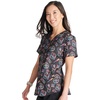 image:imageCherokee Genuine Scrubs for Women VNeck Printed Scrub Top 3 PocketsCaring Essentials