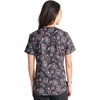image:imageCherokee Genuine Scrubs for Women VNeck Printed Scrub Top 3 PocketsCaring Essentials