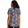 image:imageCherokee Genuine Scrubs for Women VNeck Printed Scrub Top 3 PocketsPaisley Petals