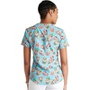 image:imageCherokee Genuine Scrubs for Women VNeck Printed Scrub Top 3 PocketsPool Pawrty