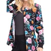 image:imageCherokee Printed Women Warm Up Scrub Jacket with 2 PocketsLove is Beautiful