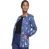 image:imageCherokee Printed Women Warm Up Scrub Jacket with 2 PocketsMagical Care