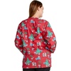 image:imageCherokee Printed Women Warm Up Scrub Jacket with 2 PocketsMeowy Christmouse