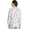 image:imageCherokee Printed Women Warm Up Scrub Jacket with 2 PocketsPaws for a Cause