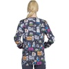 image:imageCherokee Printed Women Warm Up Scrub Jacket with 2 PocketsPurramedics
