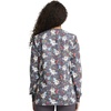 image:imageCherokee Printed Women Warm Up Scrub Jacket with 2 PocketsToothicorn Magic