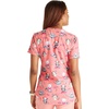 image:imageCherokee Scrubs for Women Printed V Neck 2 Welt PocketsCalming Critters