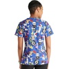 image:imageCherokee Scrubs for Women Printed V Neck 2 Welt PocketsHappy Vibes