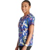 image:imageCherokee Scrubs for Women Printed V Neck 2 Welt PocketsHappy Vibes