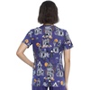 image:imageCherokee Scrubs for Women Printed V Neck 2 Welt PocketsHaunted Halloween