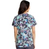 image:imageCherokee Scrubs for Women Printed V Neck 2 Welt PocketsHerd That