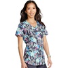 image:imageCherokee Scrubs for Women Printed V Neck 2 Welt PocketsHerd That