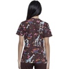 image:imageCherokee Scrubs for Women Printed V Neck 2 Welt PocketsJoyful Giraffe