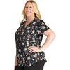image:imageCherokee Scrubs for Women Printed V Neck 2 Welt PocketsLab Purrtners
