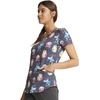 image:imageCherokee Scrubs for Women Printed V Neck 2 Welt PocketsScience Friends