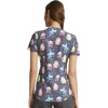 image:imageCherokee Scrubs for Women Printed V Neck 2 Welt PocketsScience Friends