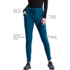 image:imageCherokee Womens Scrub Pant with 360 Stretch amp Moisture Wicking Fabric  CK095Caribbean Blue