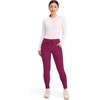 image:imageCherokee Womens Scrub Pant with 360 Stretch amp Moisture Wicking Fabric  CK095Wine