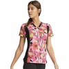 image:imageCherokee iFlex Women Scrubs Top VNeck Knit Panel CK641Retro Blooms