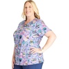 image:imageVNeck Print Top with Scrub Life by CherokeeBlooming Bugs